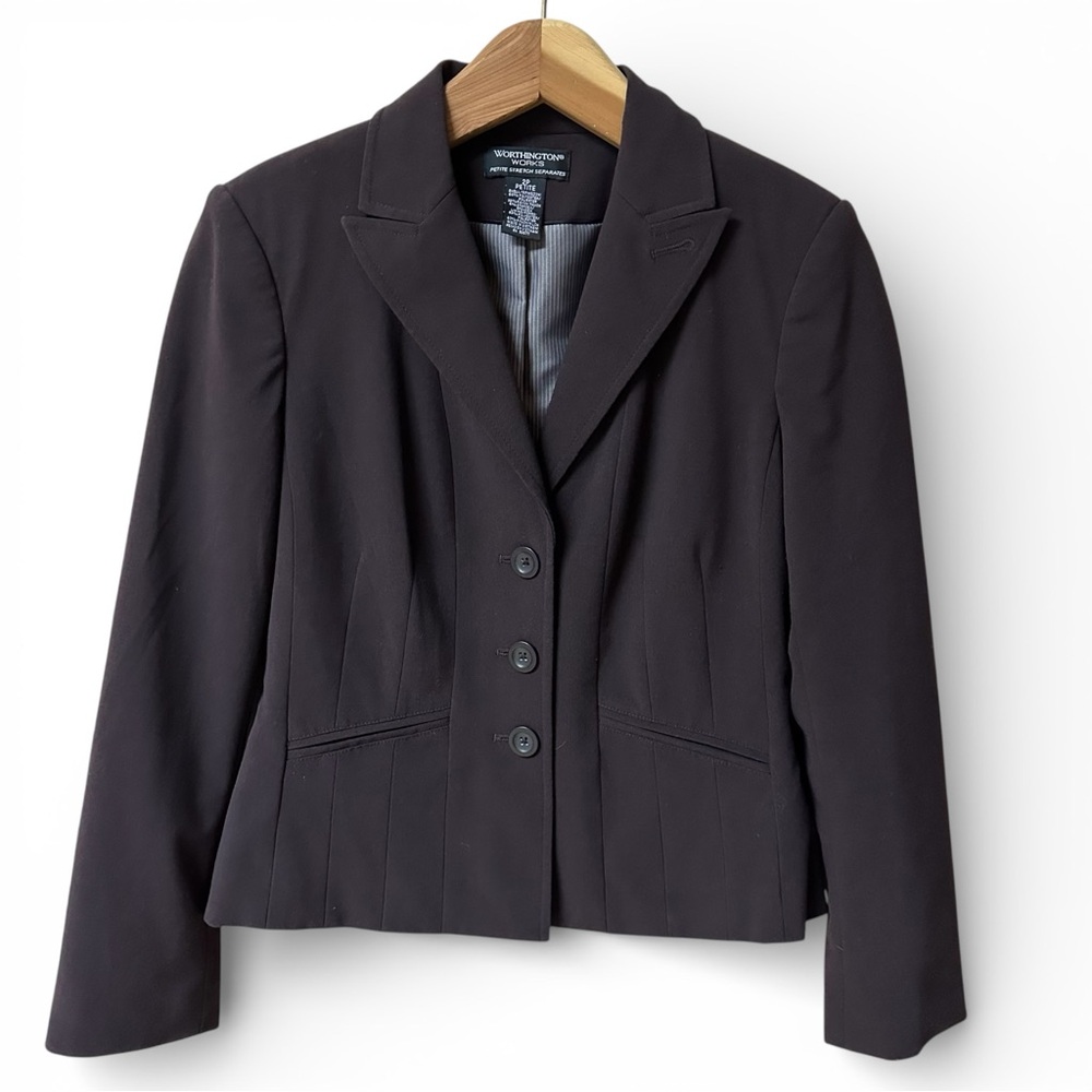 Worthington Works Petites Stretch Separates Blazer Size 2P